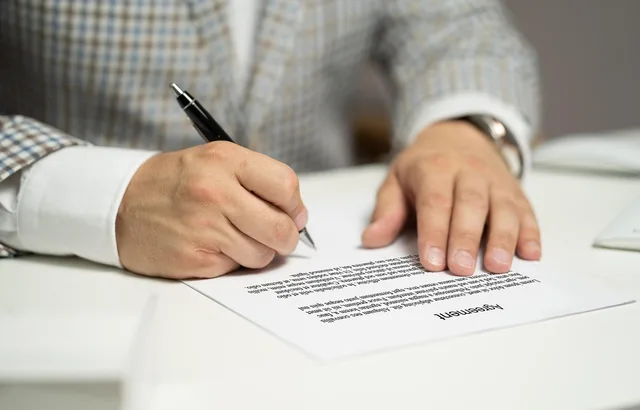 contract, agreement, signing a contract, document, signature, business deal, contract, contract, contract, contract, contract, agreement, signature, signature, signature, signature. Check 7 clauses in B2B demand generation commercial contracts