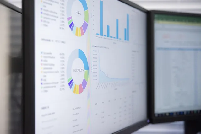 data, chart, graph, monitor, marketing, infographics, analyze, blue marketing, blue data, data, data, data, data, data, chart, graph, graph, marketing. Build a B2B demand generation reporting dashboard without vanity metrics