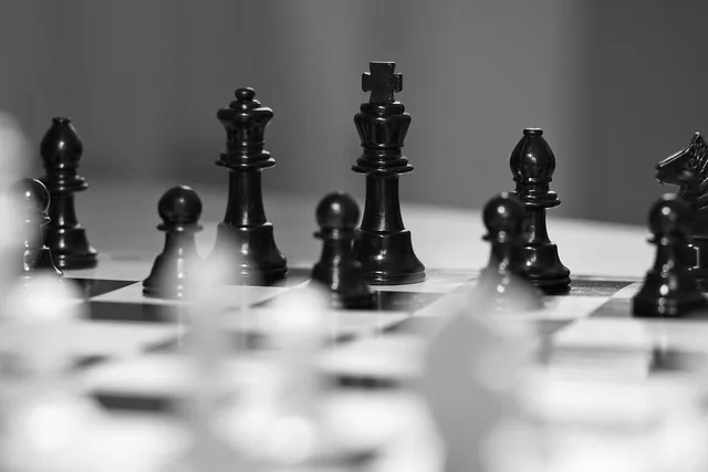 chess, chess pieces, strategy, board game, to play, king, tactics, black-and-white, monochrome, hd wallpaper, desktop backgrounds. Why B2B demand generation service standards need a written owner