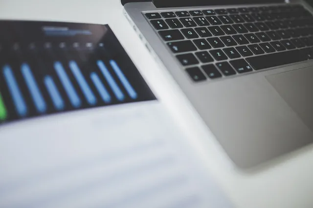 macbook, laptop, computer, technology, charts, graphs, marketing, business, office, desk, gray computer, gray office, gray laptop, gray marketing, gray desk, marketing, marketing, marketing, marketing, marketing. B2B demand generation rules and ethics without the guesswork