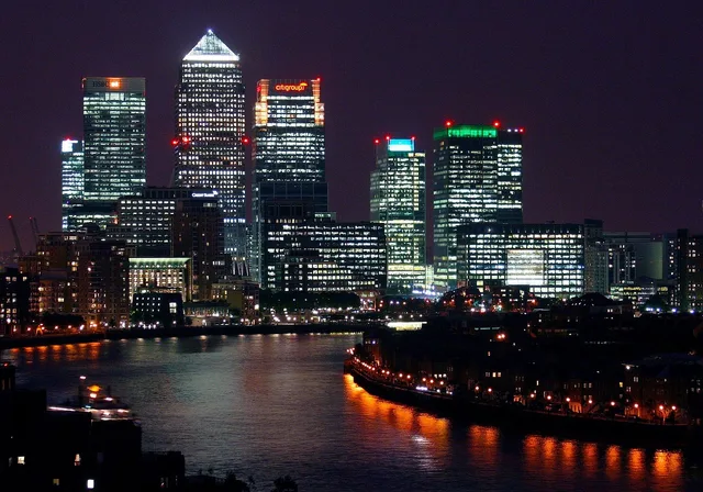 city, building, night view, night, lights, city lighting, flow, architecture, skyscraper, canary wharf, office building complex, borough, london borough of tower hamlets, docklands, harbor area, london, canary wharf, canary wharf, london, london, london, london, london. Intent data and buying signals for UK B2B demand generation